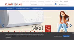 Desktop Screenshot of klimaprofi.hu